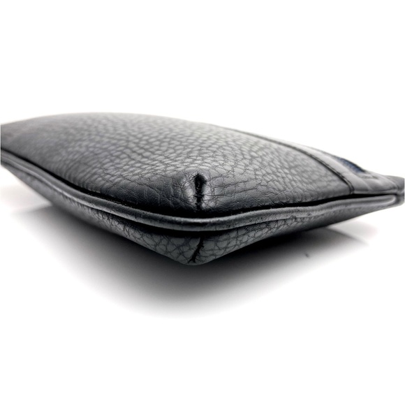 FENDI Vintage Black Pebbled Leather Cosmetic/Makeup Pouch - Picture 7 of 12